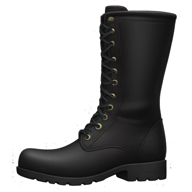 Black boots emoji