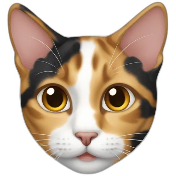 calico tabby emoji