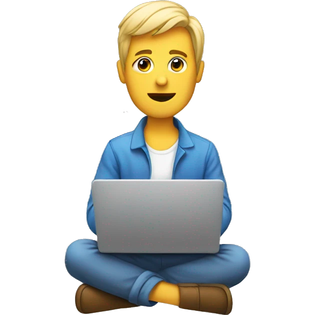 Human with laptop  emoji
