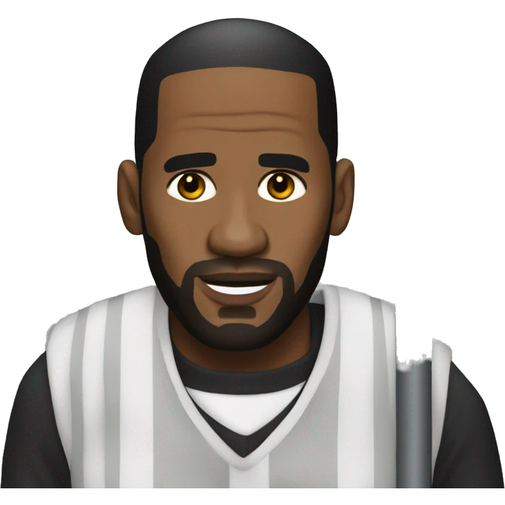R Kelly in prison suit emoji