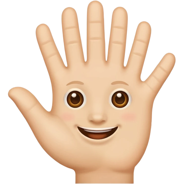 hello hand waving emoji emoji