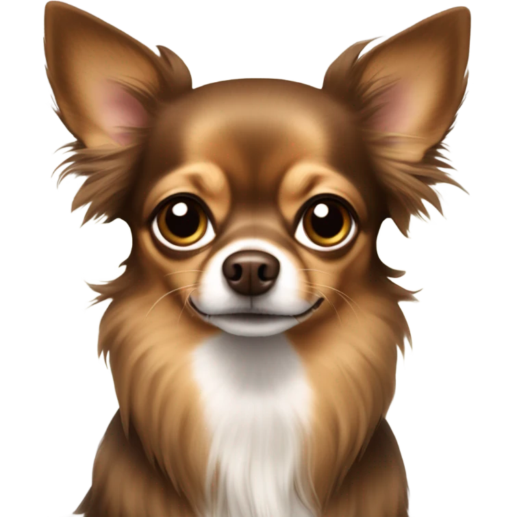 Chihuahua Long Hair Brown emoji