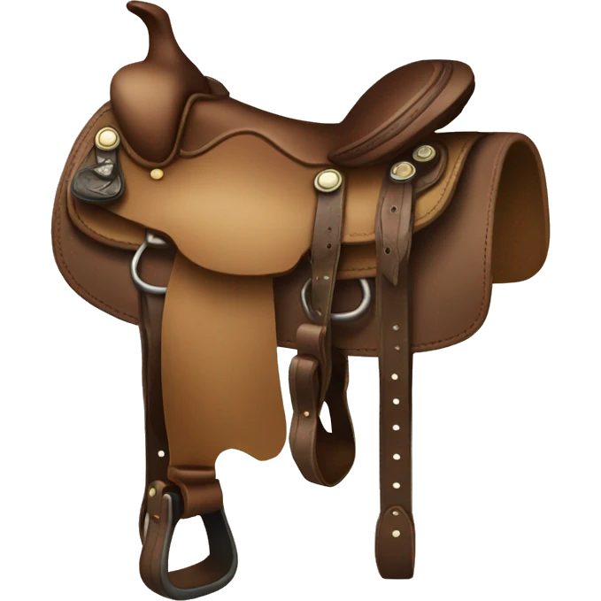 Western saddle emoji