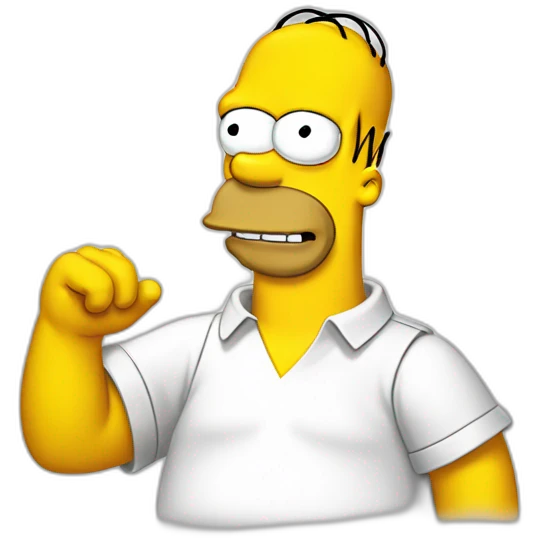 Homer simpson emoji