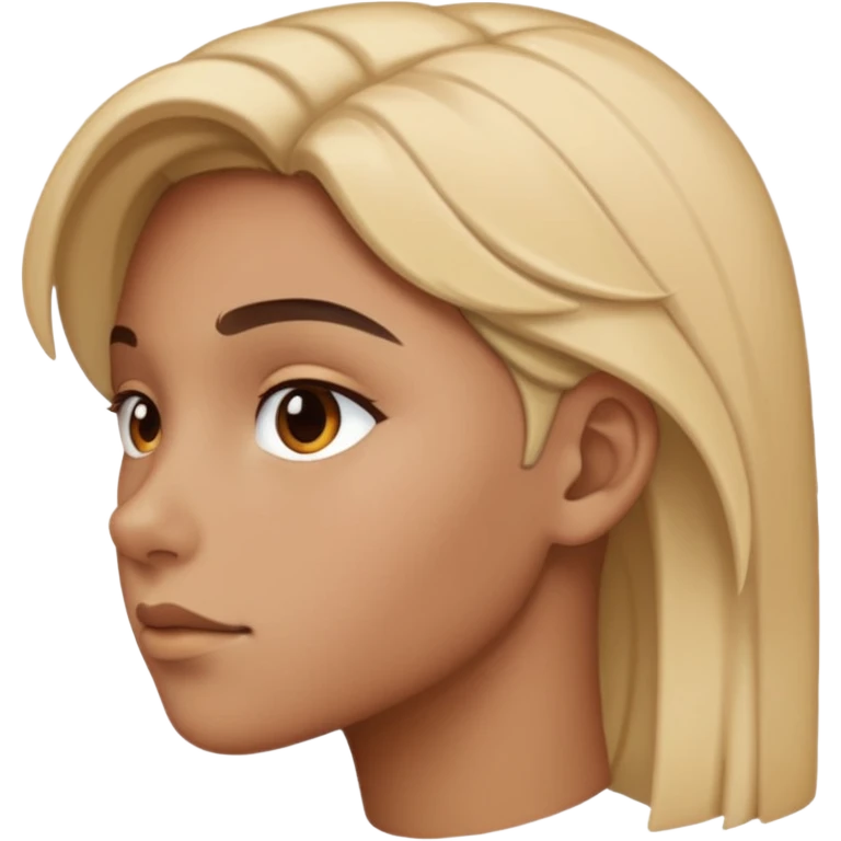 side profile looking at camera emoji