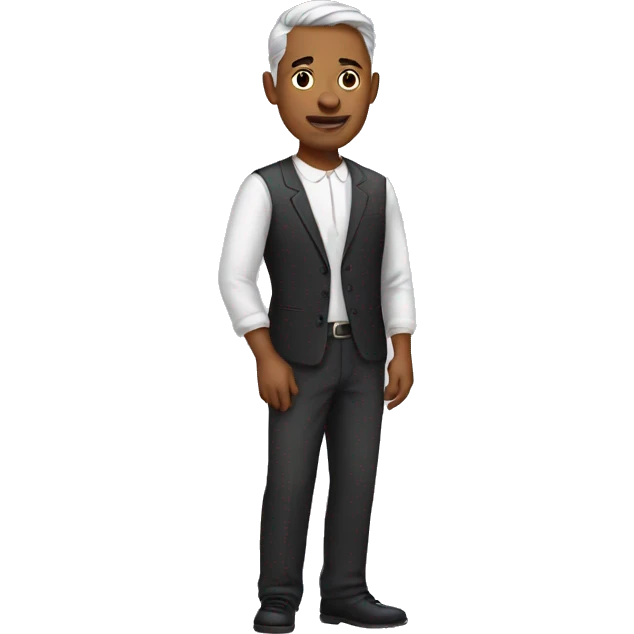 Man with dress emoji