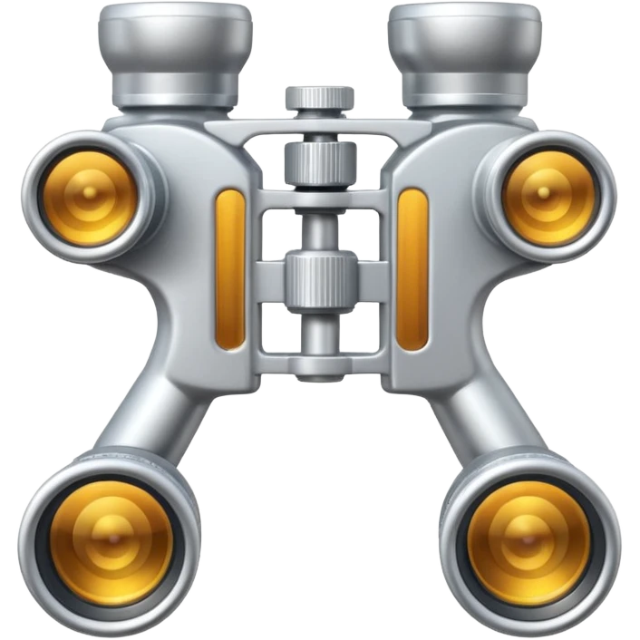 silver binoculars emoji