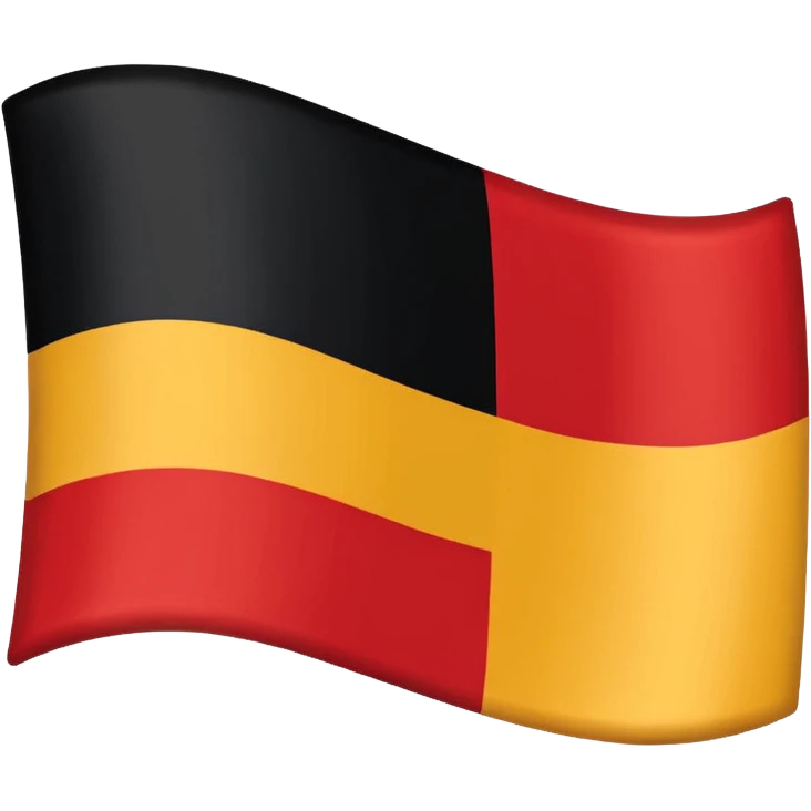 German Empire flag red white and black  emoji