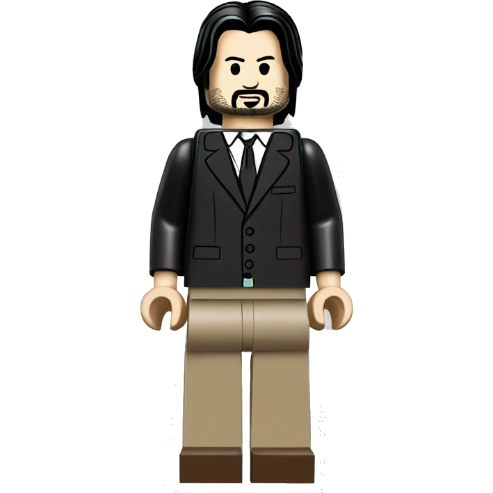 KEANU REEVES lego full body emoji