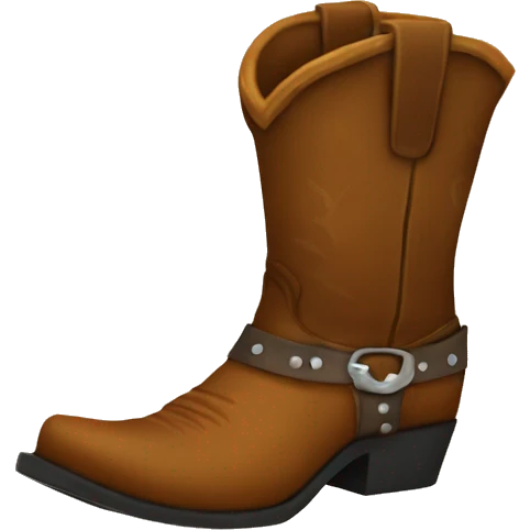 Cowboy boot emoji