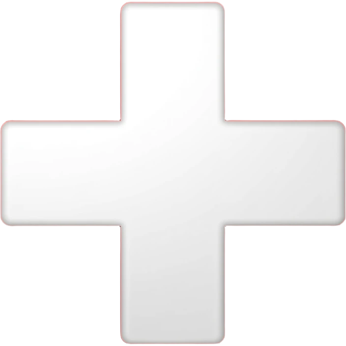 red pharmacy cross emoji