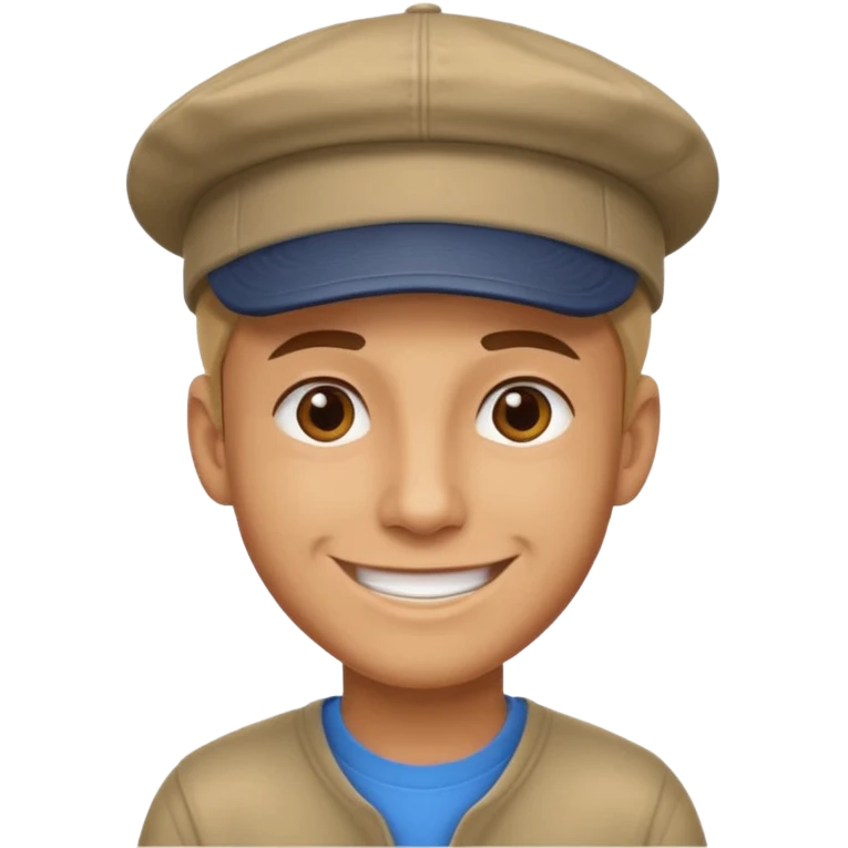 A MOTIVATIONAL GUY WITH A CAP ON emoji