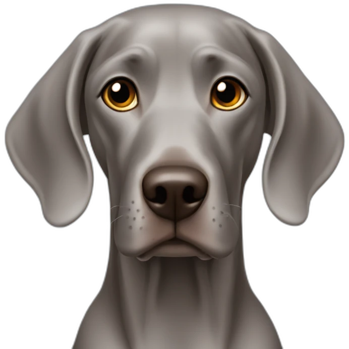 Weimaraner emoji