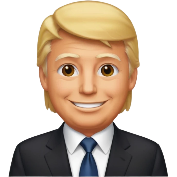 Trump looking sexy emoji
