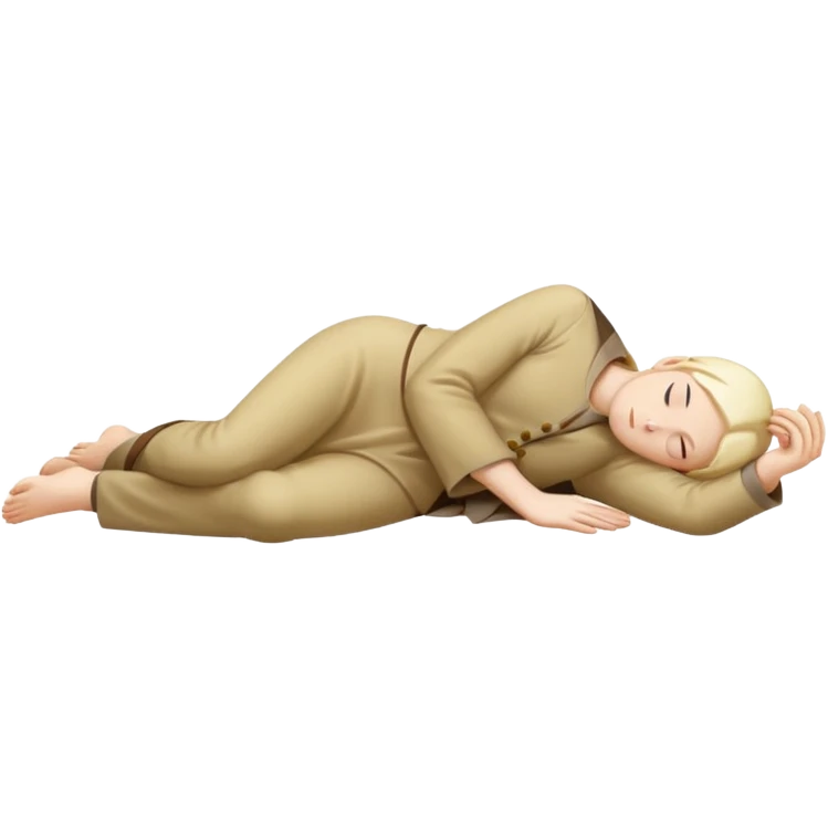 fullbody apostle in prone pose, apple emoji style, new variation emoji