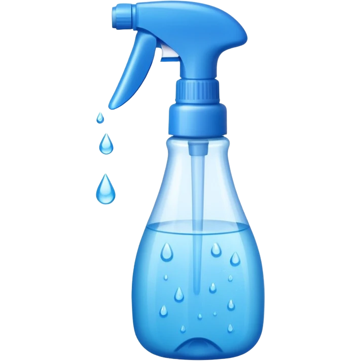 Spray bottle spritz with rag emoji