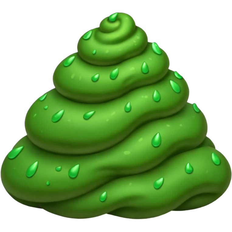 Green poop emoji