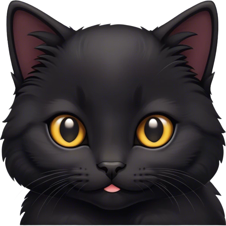 Black kittens emoji