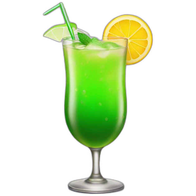 cocktail with energy drink emoji