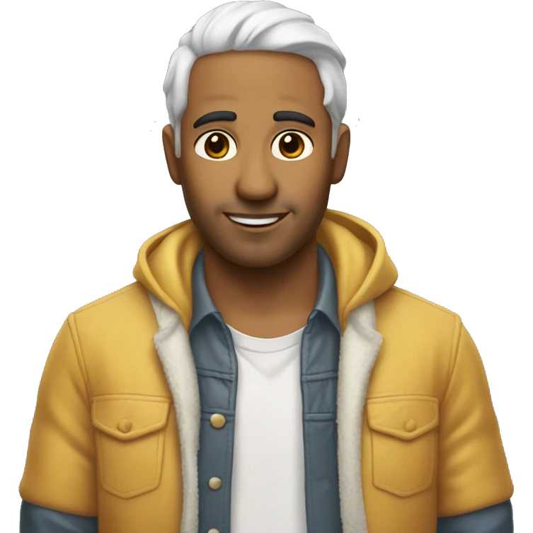 Chico blanco, lavando trastes  emoji