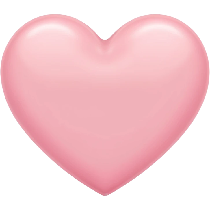 Pastel pink heart emoji