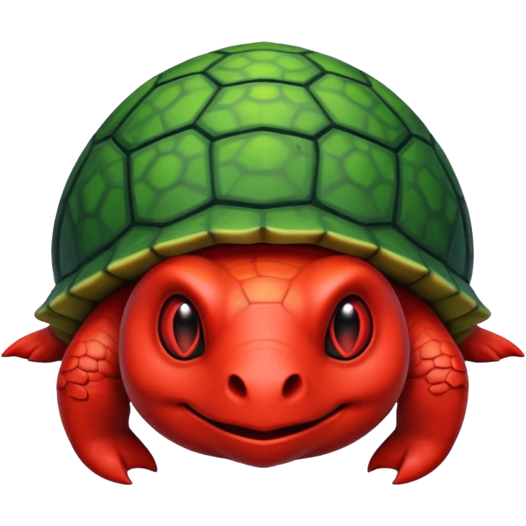 A devil in a turtle carapace emoji
