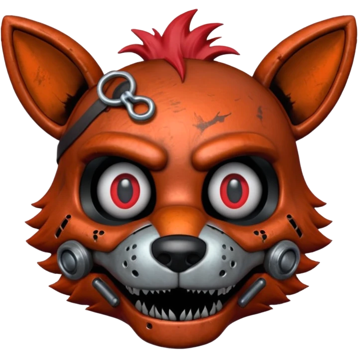 The head of Foxy of five nights at Freddy emoji