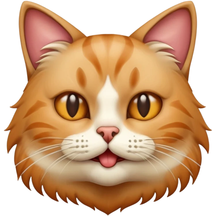 cat gagging emoji