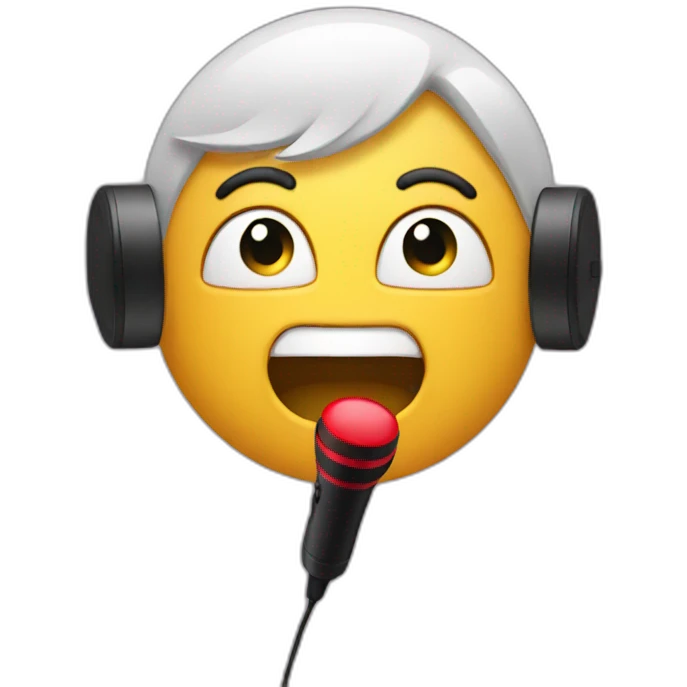 Karaoke emoji