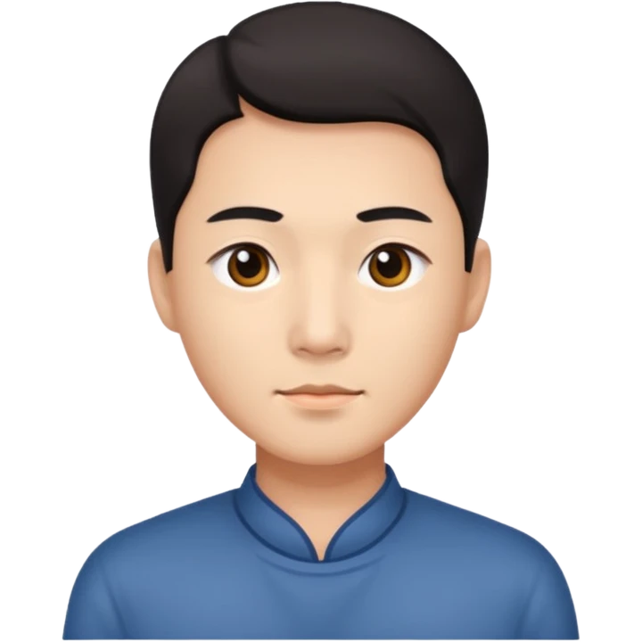 chinese man doing skincare emoji