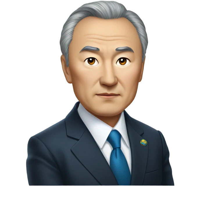 Nūrsūltan Nazarbaev President of Kazakhstan emoji