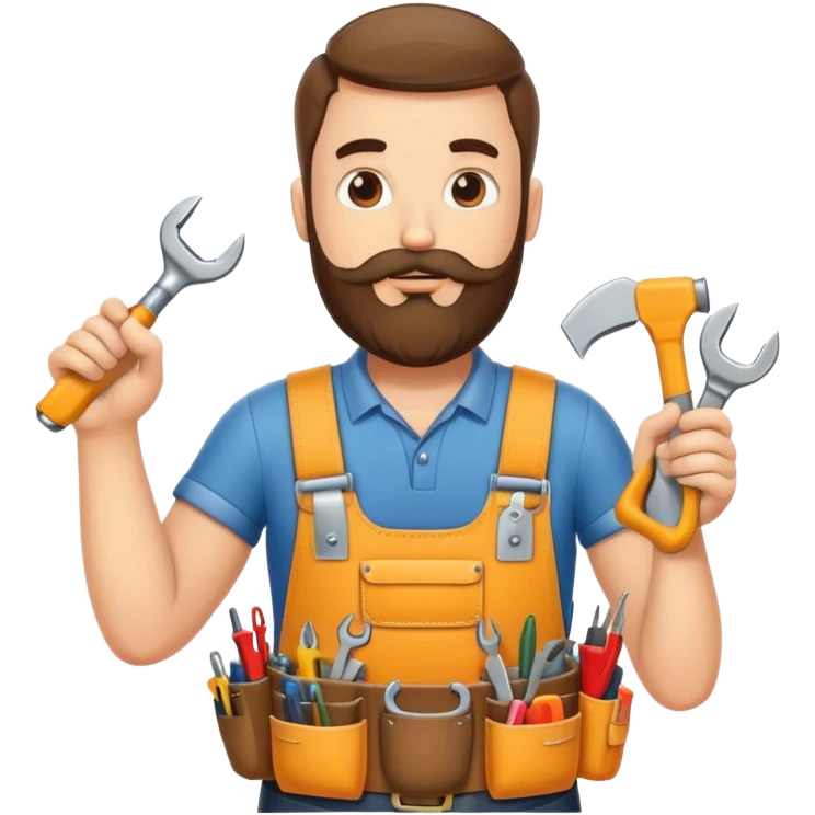 man DIY emoji