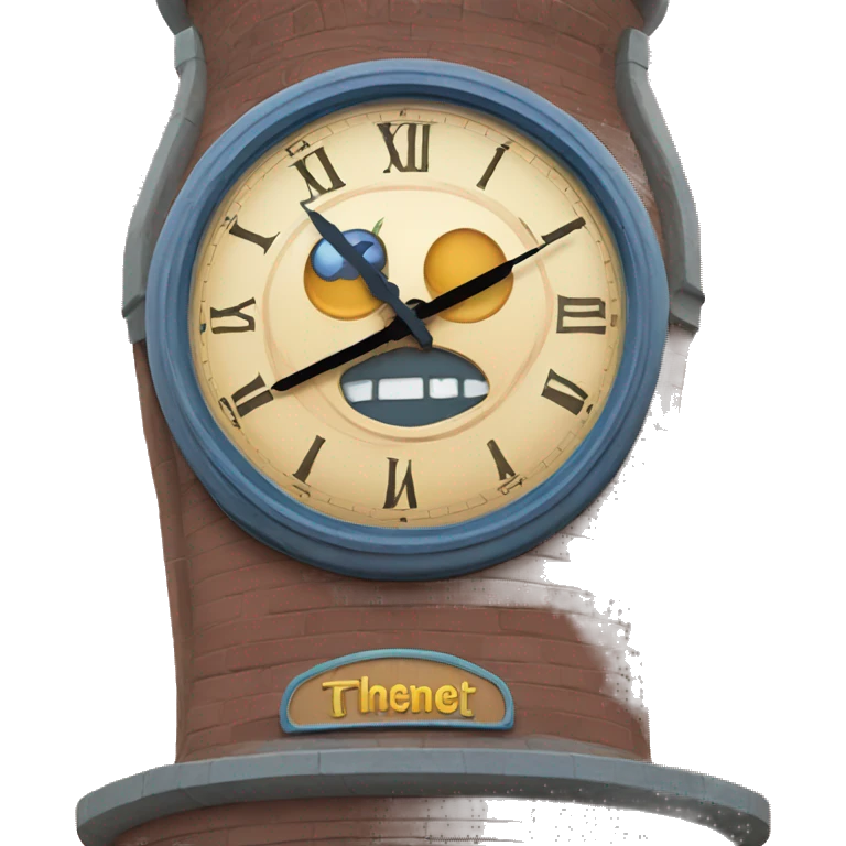Disney world clock emoji