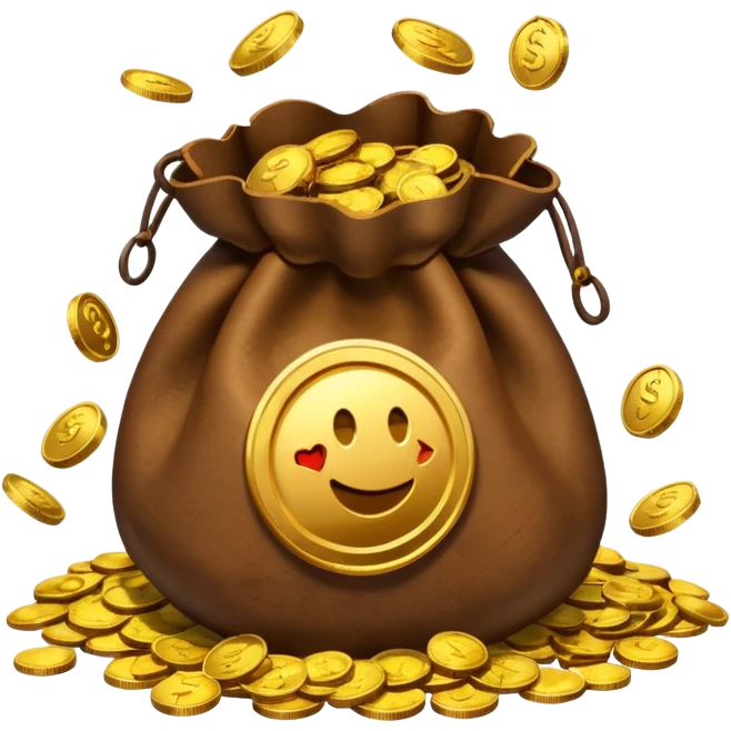 broken money bag emoji