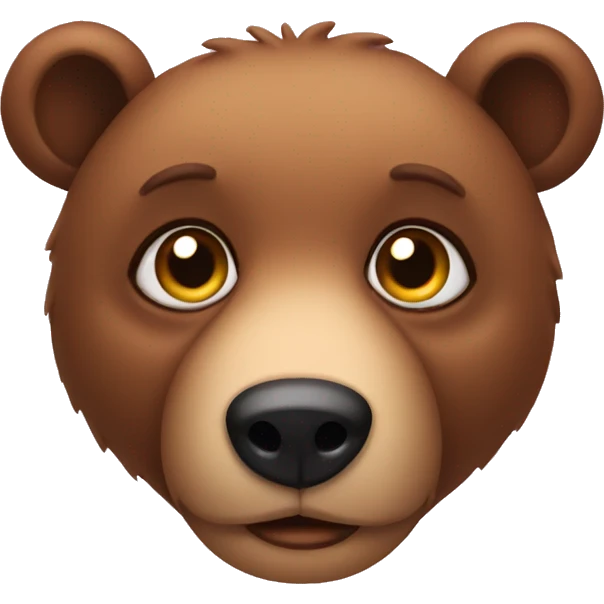 bear with baby eyes emoji