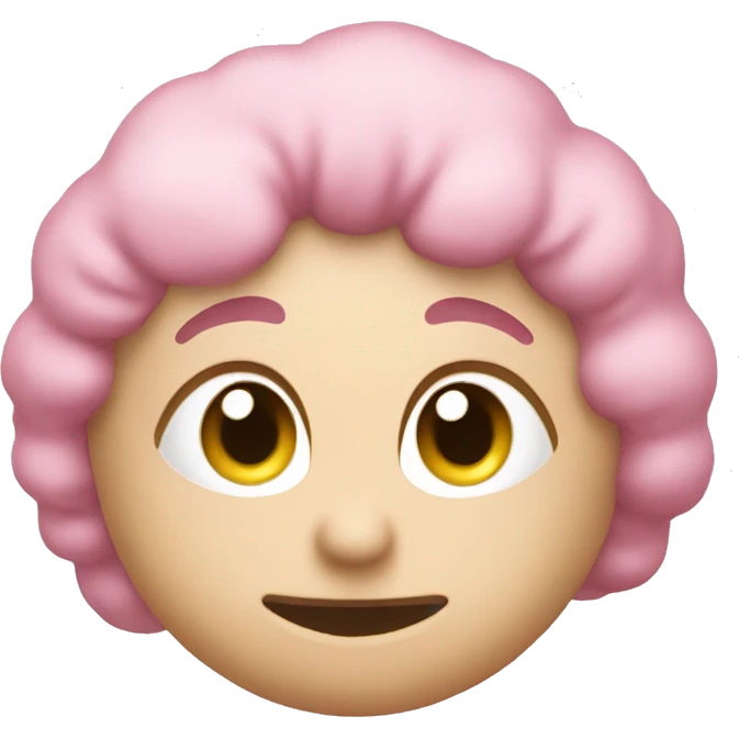 Soft pink Miroball  emoji