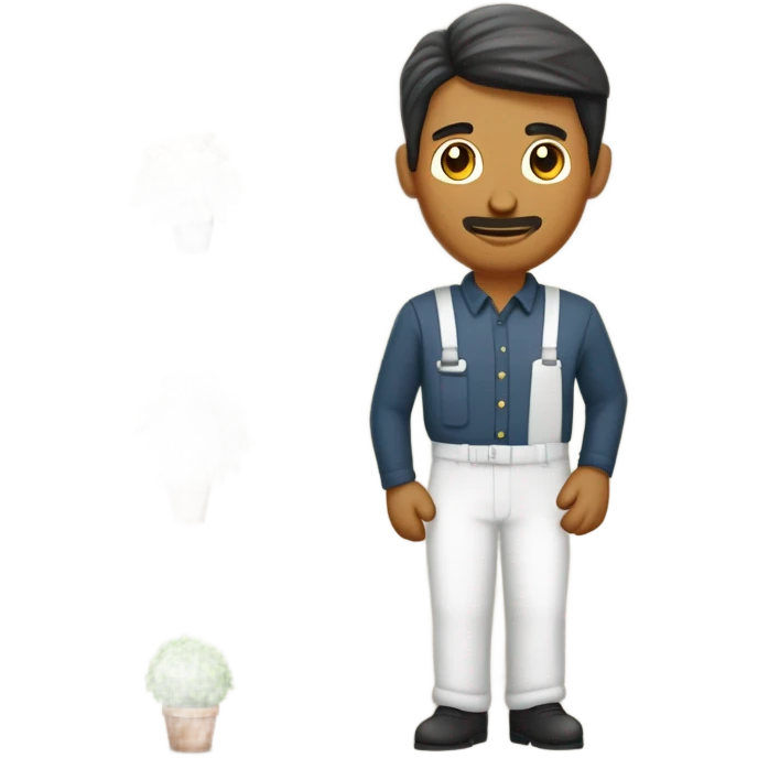 hombre morocho paisajista emoji