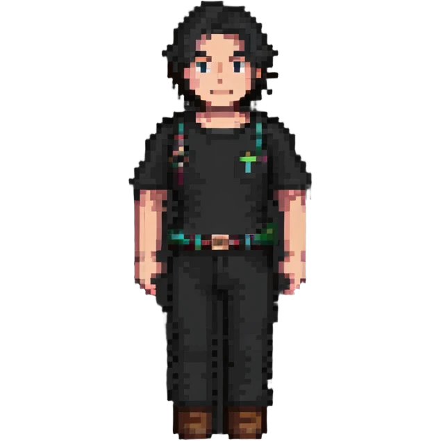 full body male human character emoji