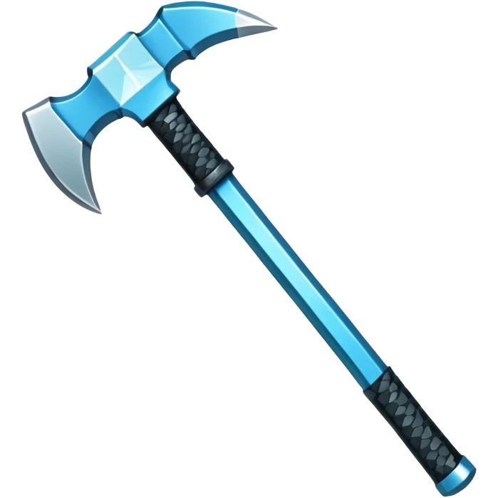 Minecraft diamond pickaxe emoji