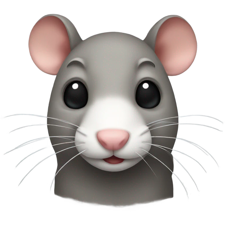 rat with bow  emoji