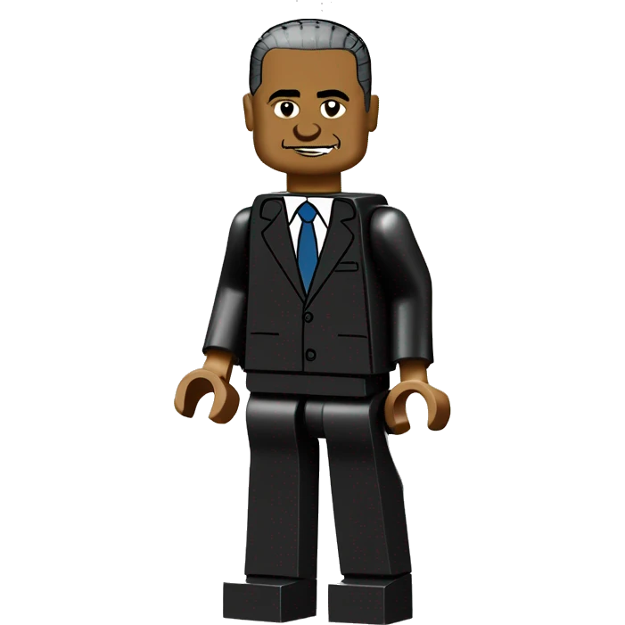 BARACK OBAMA lego full body emoji