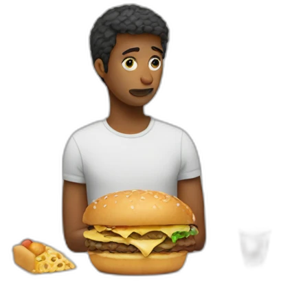 / Eat alone / emoji