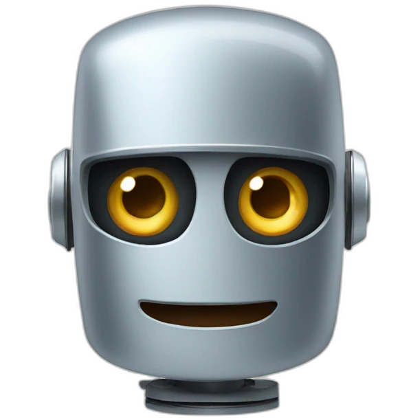 A robot surprised emoji