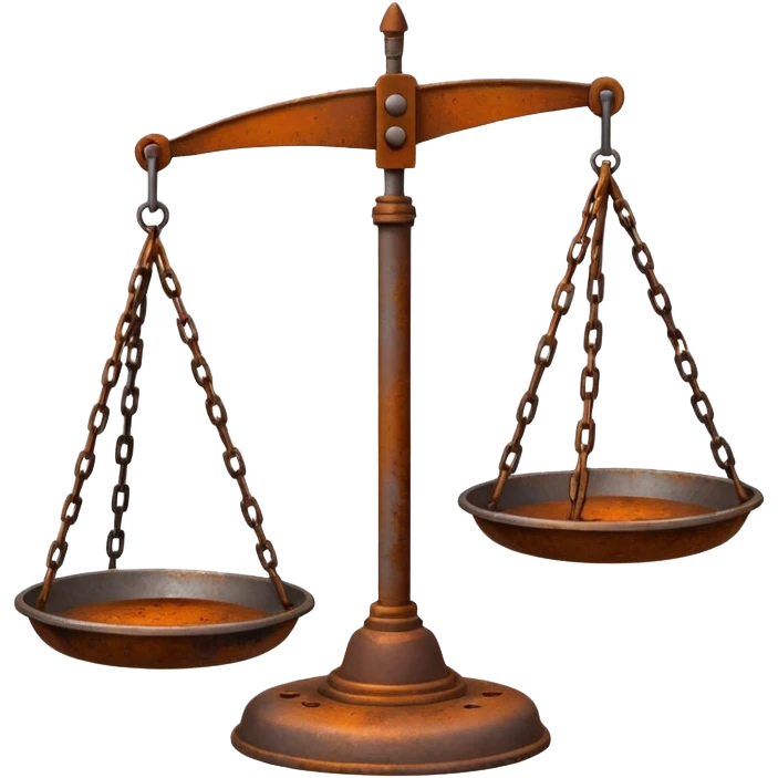 unbalanced scale emoji