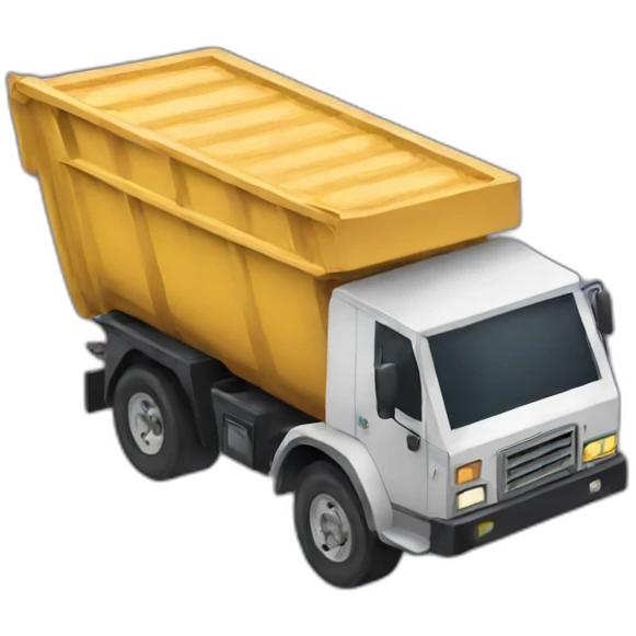 They them dumpster truck emoji