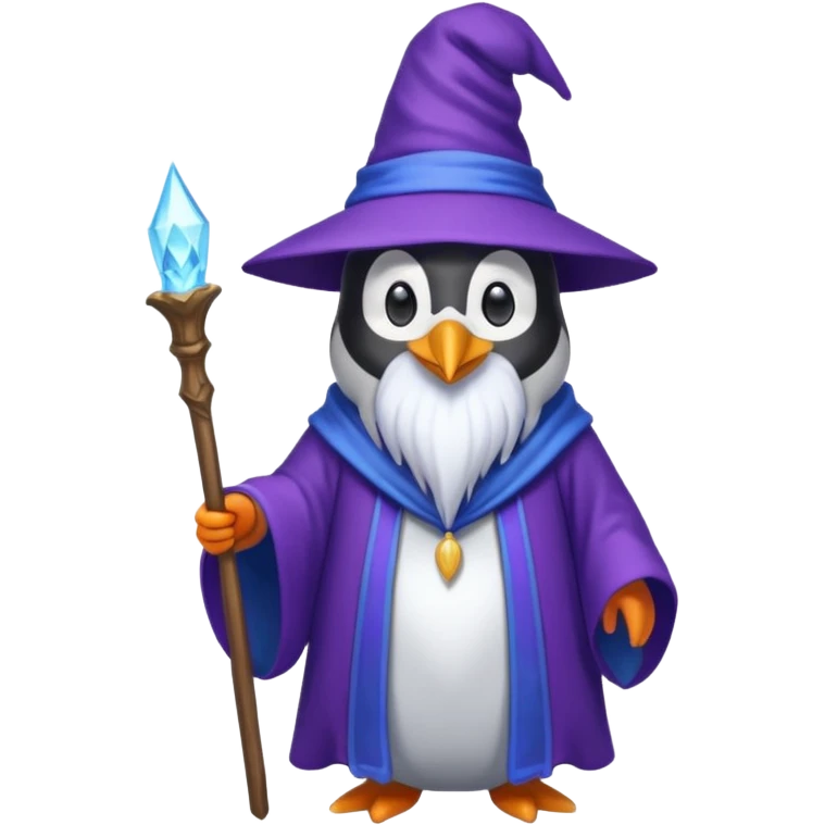 Penguin Wizard emoji