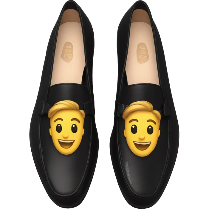 Loafers black emoji