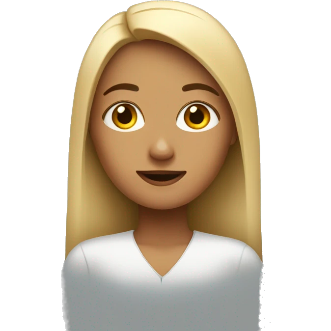 A girl with a to-do list emoji