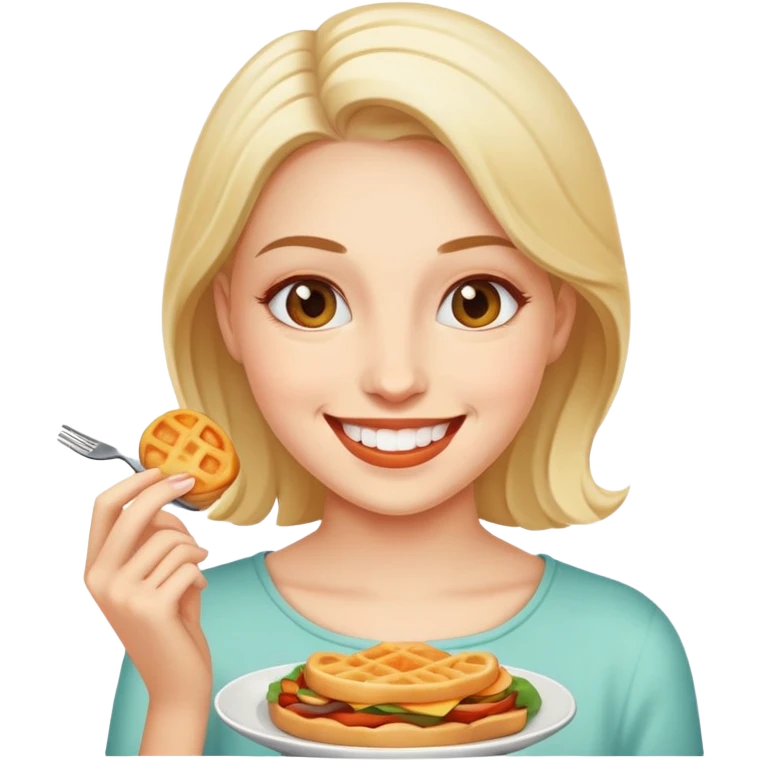 women eating  emoji