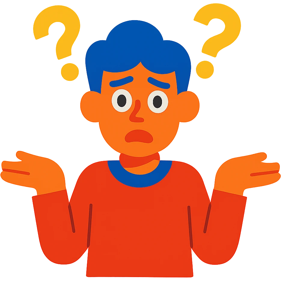 confused person emoji
